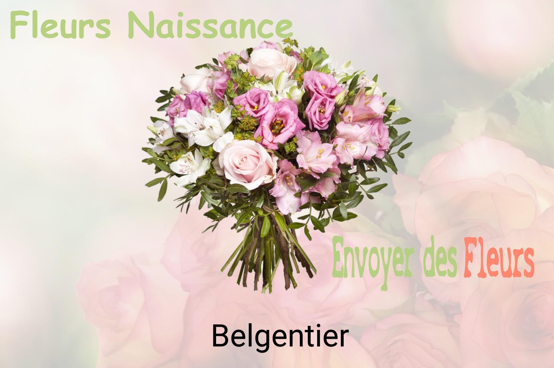 Bouquet de fleurs de naissance livré à Belgentier